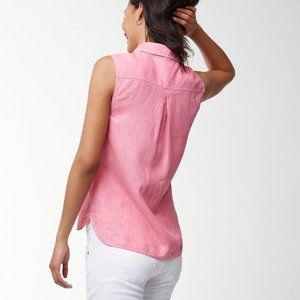 Tommy Bahama Sea Glass Breezer  Shirt- Pink Size M